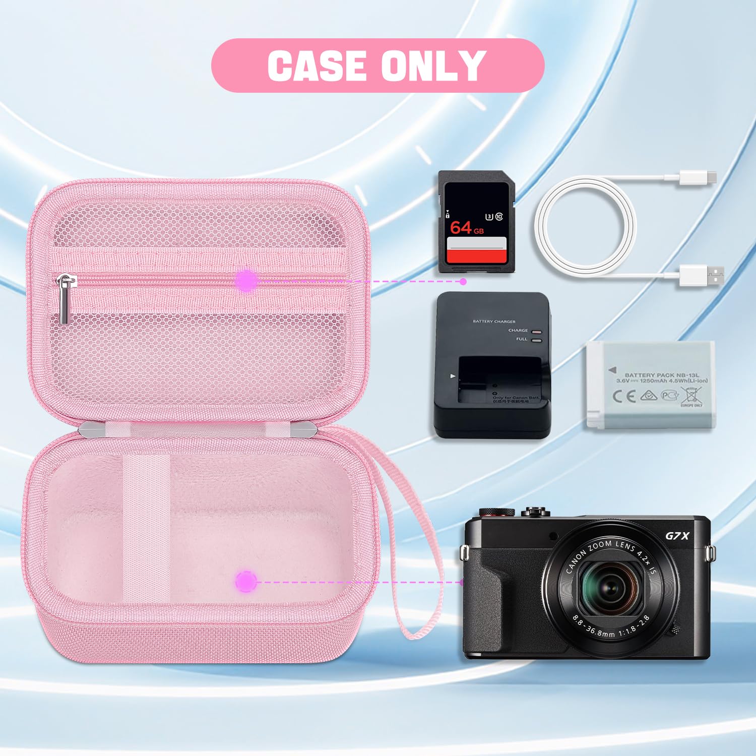 Amazon.com : HESPLUS Camera Case for Canon PowerShot G7X Mark III